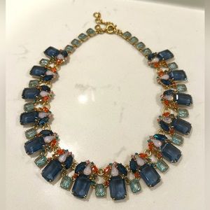 J Crew jeweled necklace, perfect condition